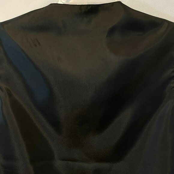 Neil Allyn Men's Formal Vest in Gold Front/ Black Back Size Large Wedding DJ - Picture 6 of 8